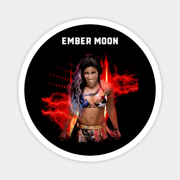 Ember Moon Magnet by Crystal and Diamond